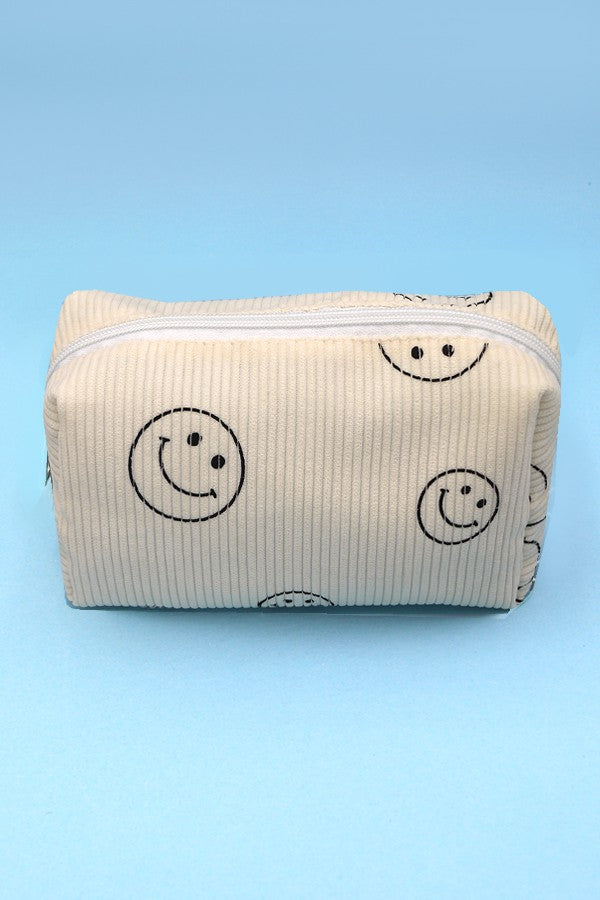 Smiley Makeup Pouch Cosmetic Bag