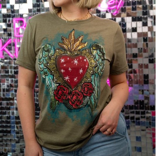 Sacred Heart Tee - One24 - S M